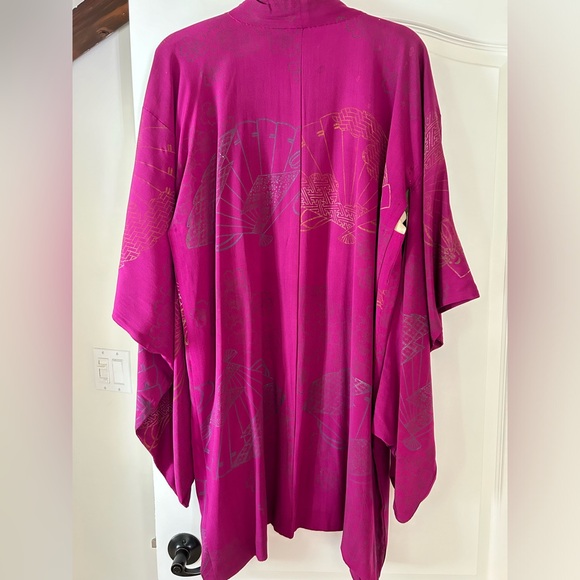 Vintage 1960s Traditional Japanese Kimono - Picture 4 of 5
